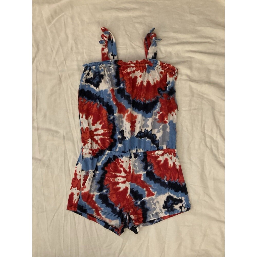 Size S/P (5/6) Place girl clothes - 1 piece romper | tie dye theme
